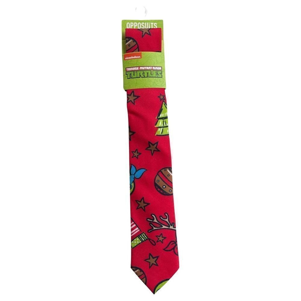 Nicolodean’s Teenage Mutant Ninja Turtles Opposuits Holiday Mens Neck Tie Nwt — image 2 of 8